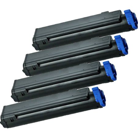4 Inkfirst® Toner Cartridge B410 (43979101) Compatible Remanufactured for Okidata B410 Black Okidata MB470 MFP MB480 MFP B410 B410D B410DN MB460 MFP