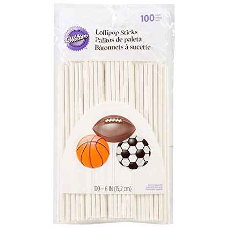 Wilton 6-Inch Lollipop Sticks, 100 Pack