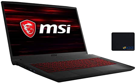 MSI GF75 Leopard Gaming Laptop, 17.3" Full HD 144Hz Screen, Intel Core i5-10300H Processor, GeForce GTX 1650Ti Graphics, 16GB RAM, 512GB SSD, WiFi-6, Backlit Keyboard, Win10 Home, KKE Mousepad