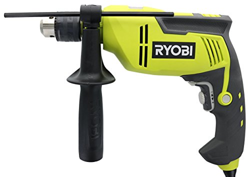 Ryobi D620H 5/8" 6.2 Amp 2,700 RPM Heavy Duty Variable Speed Reversible Hammer Drill w/ Depth Stop Rod and Chuck Key Storage