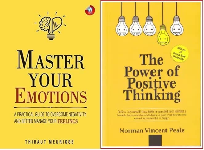 Master Your Emotions   the power of positive thinking A Practical Guide to Overcome Negativity and Better Manage Your Feelings (Pack of 2)