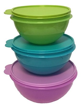 Tupperware Wonderlier Bowl Set 3 in New Colors