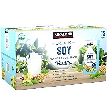 Signature Organic Soymilk, Vanilla, 24-Pound