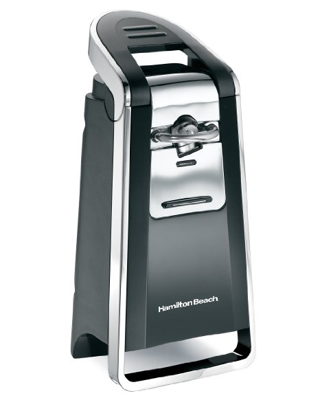 Hamilton Beach 76606ZA Smooth Touch Can Opener Black and Chrome