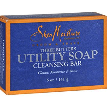 SHEA MOISTURE SOAP,MEN'S UTILITY, 5 OZ, 5 pack