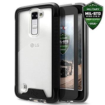 LG K10 Case, Zizo [ION Series] with FREE [LG K10 Screen Protector] Transparent Clear [Military Grade Drop Tested] for LG K10 Premier LTE