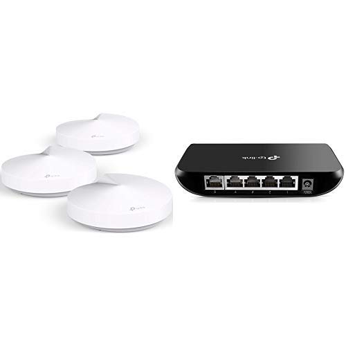 TP-Link  3-packDeco M5 Mesh with 5 port Switch for the port extension