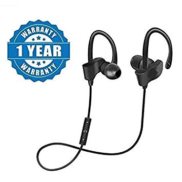 LIMESHOT QC10 Bluetooth Earphone Wireless Headphones for Mobile Phone Sports Stereo Jogger,Running,Gyming Bluetooth Headset Compatible with All Devices(Multicolour)