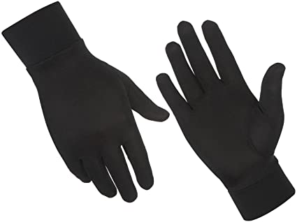 ALASKA BEAR - Natural Silk Liner Gloves Unisex