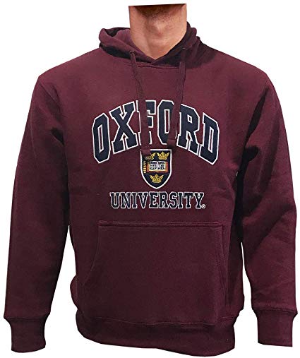 Oxford University Quality Embroidered Hooded Sweatshirt
