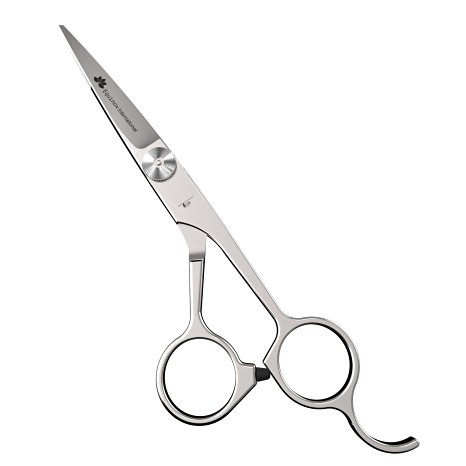 Equinox Professional Hair Cutting Scissors - Cutting - 6.5" Overall Length with Fine Adjustment Tension Screw - High Quality Stainless Steel - Perfect for Barbers, Salons, and Home Use