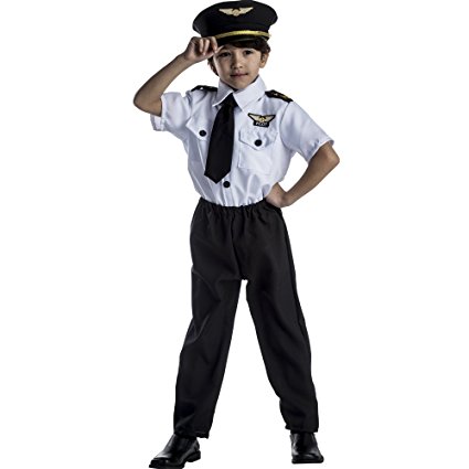 Deluxe Childrens Pilot Costume Set