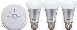 Philips 426353 Hue White and Color Personal Wireless Lighting Starter Pack Retail Packing 1st Generation