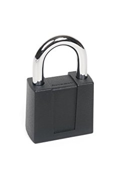 Sesamee K5003/4 4 Dial Bottom Resettable Combination Padlock with 1-Inch Hardened Steel Shackle and 10,000 Potential Combinations