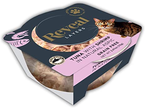 Reveal - Layers | Complementary Cat Food | 2.47oz - 12 Pack - Premium Nutrition, 100% Natural, No Additives, and Limited Ingredients