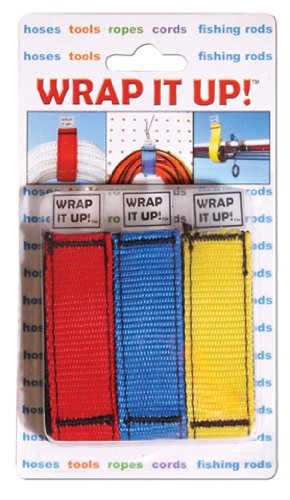 Kwik Tek WR-123 Wrap It Up 3 Per Blister Pack (Red, Blue,Yellow)