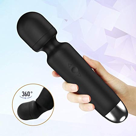 MINC Upgraded Powerful Personal Massage Strong Waterproof Electric Cordless Bullet Wand Magic Massager Handheld Kit Therapeutic for Women Men Back Neck Shoulder