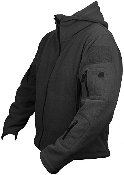 Mens Tactical Military Army Combat US British Fleece Recon Hoodie Jacket Security Police Smock