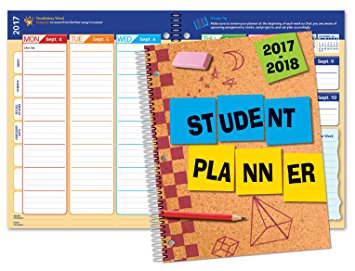 Dated Elementary Planner for Academic Year 2017-2018 (Matrix Style - 8.5"x11")