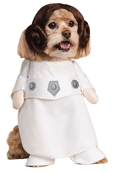 Rubies Costume Co Star Wars Collection Pet Costume, Princess Leia, Small