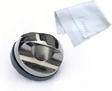 Fotasy NSQS Stainless Steel Screw with Fotasy Premier Cleaning Cloth for Quick Release Neck Strap R-Strap SilverBlack