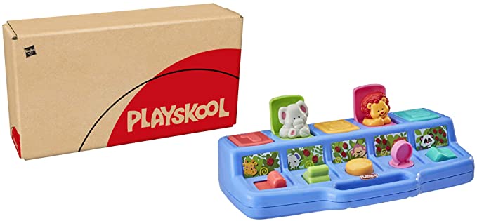 Playskool Busy Poppin’ Pals Pop-Up Activity Toy for Babies and Toddlers Ages 9 Months and Up (Amazon Exclusive)