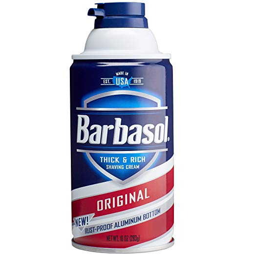 Barbasol Original Thick and Rich Cream Men Shaving Cream, 10 Ounce (Pack of 2) - Packaging May Vary