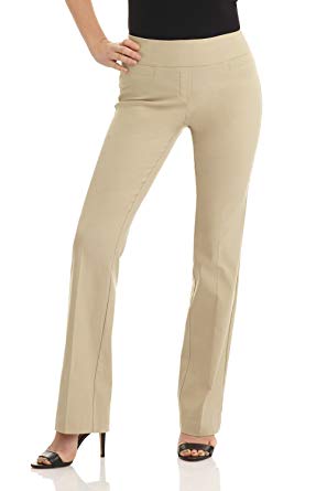 Rekucci Women's Ease in to Comfort Boot Cut Pant