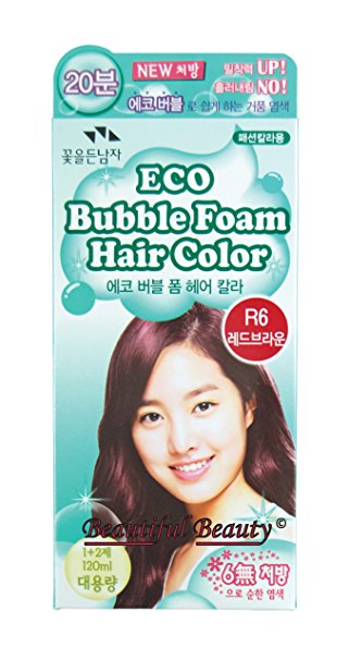 SOMANG ECO BUBBLE FOAM HAIR COLOR (RED BROWN R6)