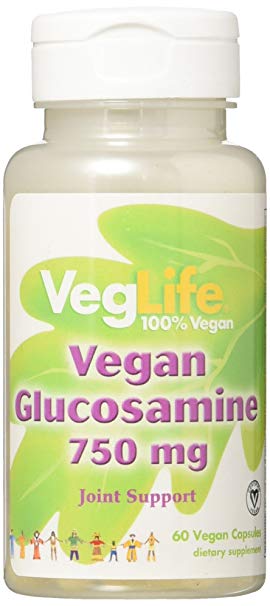 VegLife Glucosamine Vegan Cap, 750 mg, 60 Count