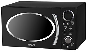 RCA RMW987-BLACK 0.9 cu. ft. Retro Microwave, Black