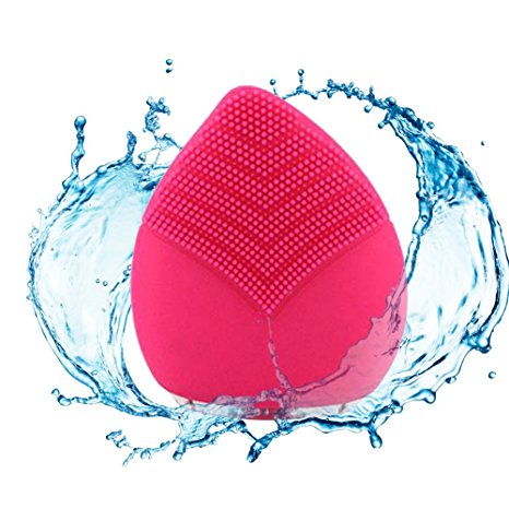 Aoohe Waterproof Sonic Massage Silicone Portable Ultrasonic Facial Cleaner Electric Face Cleansing Brush Skin Care Spa Beauty Device