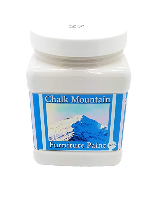 Chalk Mountain Supply Quality Chalk Furniture Paint- NON TOXIC-SAFE TO USE INDOORS- Superior Coverage-LOW ODOR & ZERO VOC (32oz) #27