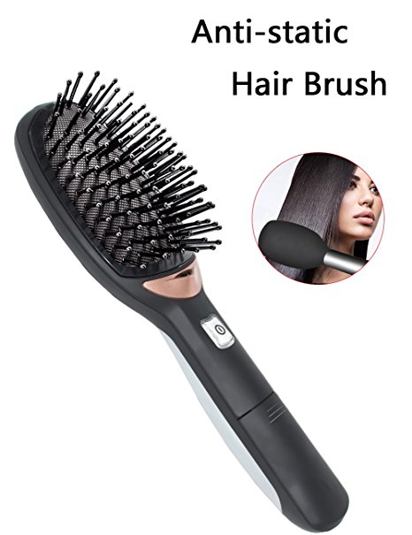 BMK Anti-Static Hair Brush, Basic Ionic Vent Scalp Comb Ion Hairbrush