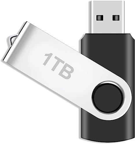 1TB Flash Drive 3.0, Super High-Speed Portable Thumb Drive 1TB Compatible with Computer/Laptop, Keychain Design USB Memory Stick 1000GB, USB 3.0 External Data Storage Drive 1TB - 100MB/s