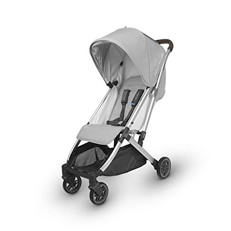 UPPAbaby MINU Stroller - DEVIN (light grey/silver/chestnut leather)