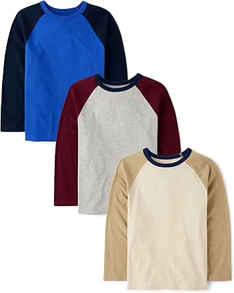 The Children's Place Boys' Long Sleeve Everyday Casual Knit Shirt