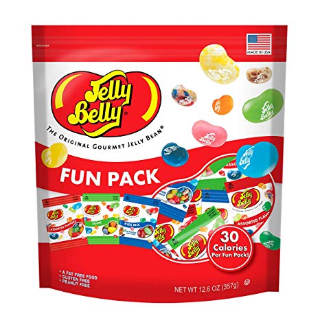 Jelly Belly Jelly Beans Assorted, Sours and Kids Mix Fun Pack, 12.6-oz