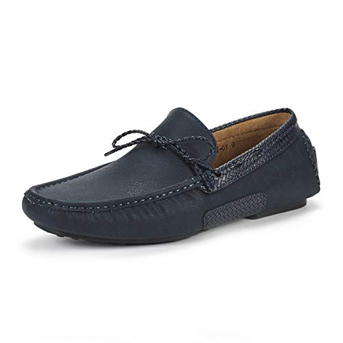 BRUNO MARC NEW YORK Men's Santoni-03 Penny Loafers Moccasins Shoes