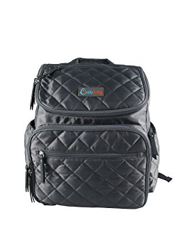 Baby Fashion Diaper Bag Backpack - Includes Stroller Straps, Changing Pad, & Mini Bag | For Mom & Dad | Spacious Compartments | Stylish and Durable