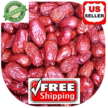 1 LB (16oz) ALL NATURAL GROWN ORGANICLLY Dried JUJUBE DATES,CHINESE DATES,US SELLER,Fresh and best quality guarantee,UNBEATABLE QUALITY AT THIS PRICE!!