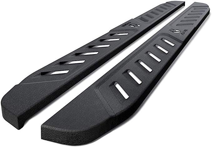 Tyger Auto TG-BL2D7138 Blade Running Boards Compatible with 2019-2020 Dodge Ram Quad Cab (Not for Classic) |78" Long & 6.6" Wide | Textured Black | Side Step | Nerf Bars