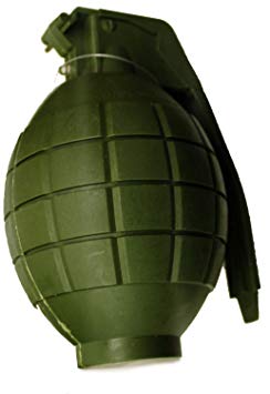Kids Army Toy Green Hand Grenade - with Flashing Light & Sound - Role Play [Toy]