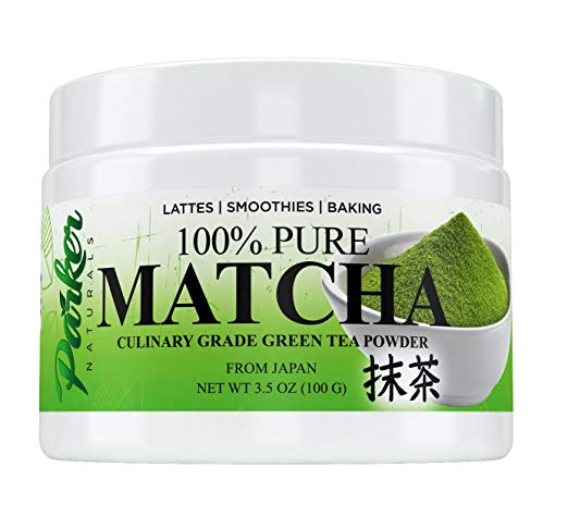 100% Organic Japanese Culinary Grade Matcha Tea Powder by Parker Naturals. Naturally Boosts Energy, Focus & Metabolism. Helps You Lose Weight, Perform Better at Work, and Relax After Your Long Day