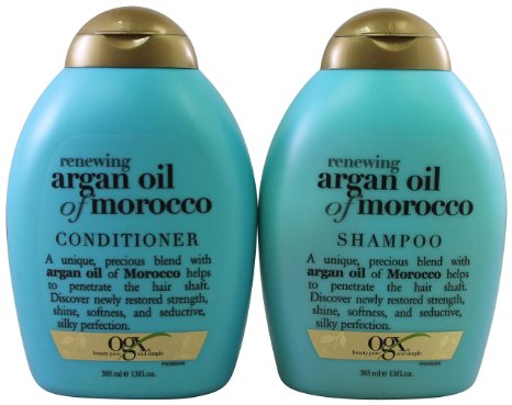 Organix: Moroccan Argan Oil Shampoo   Conditioner, 13 oz Combo Pack