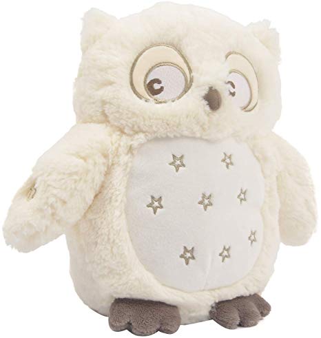 Linzy Plush 96757  10" Soft Dreams Owl with Lullaby and Night Light, 10 inches, Cream