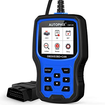 AUTOPHIX OM129 OBD2 Scanner Auto Code Reader Car Diagnostic Scan Tool with Graphing Battery Test for All OBD II Car After 1996[Upgrade Version]