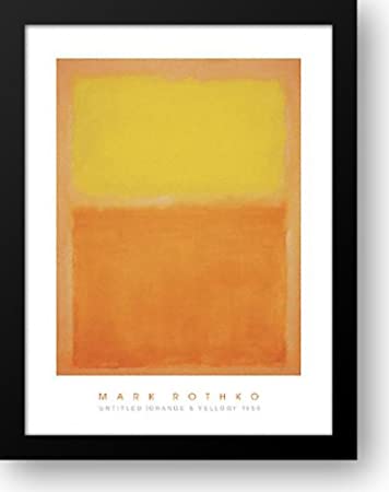 Untitled (Orange and Yellow), 1956 20x24 Framed Art Print by Rothko, Mark