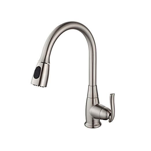 Kraus KPF-2230SN Single Lever Pull Out Kitchen Faucet Satin Nickel