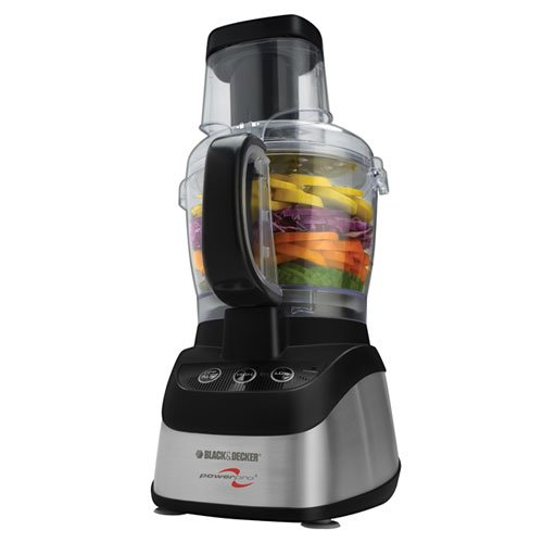 Black & Decker FP2620S Wide-Mouth Food Processor & Blender, Black/Silver